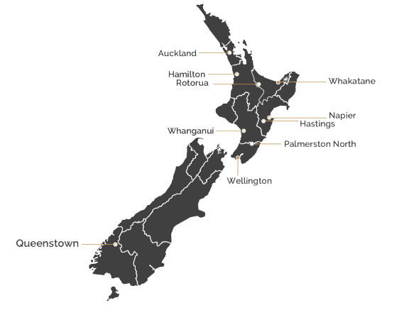 New Zealand Map